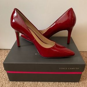 Vince Camuto Savilla heels - patent croco
